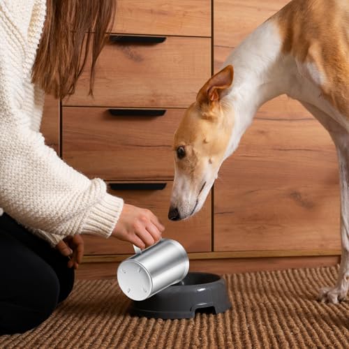 2 Cup Dog Food Scoop,Stainless Steel Measuring Cup,Pet Food Measuring Scoop for Dogs, Cats, Birds and Small Pets,Kitchen use-Ideal for Dry Food & Treats (2 CUP) - size: 2 CUP
