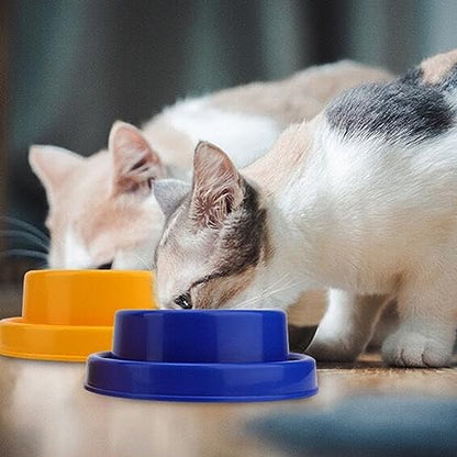 Ants Away Dog Bowl Cat Puppy Food Bowls Round No Spill Eating Feeder for Small Animals Blue S - color: Blue, size: Small