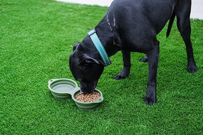Hitt Brands Collapsible Dog Bowl – Portable Foldable Silicone Pet Water & Food Bowl, Expandable Travel Dog Bowls for Hiking, Camping, Walking & Puppy Essentials