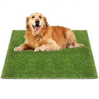 Ondware Grass Pad for Dogs Potty 39.3×31.5 Inches, Grass Pee Pad Washable Reusable Fake Grass for Dog Potty Training, Easy to Clean, Quick-Drying, Odor-Resistant.