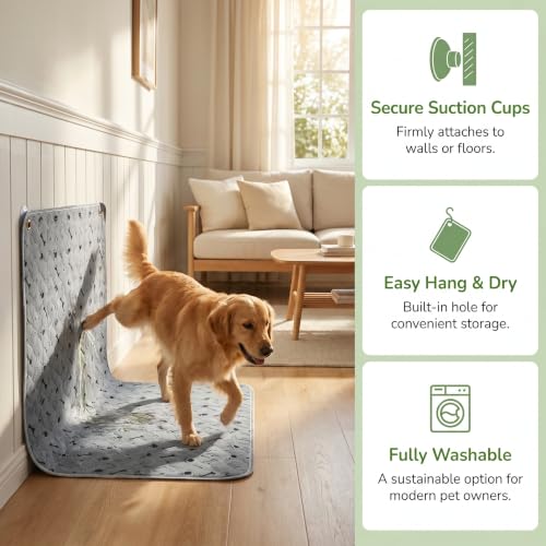 Washable Pee Pad Dog,Waterproof Puppy Training Mat, Reusable Pet Bed Pad | Heavy Absorbency 100%Waterproof Breathable Non-Slip Machine Wash Over 200 times 36×48 Pet Cage&Bed - size: 36×48 Inch(Pack of 2)