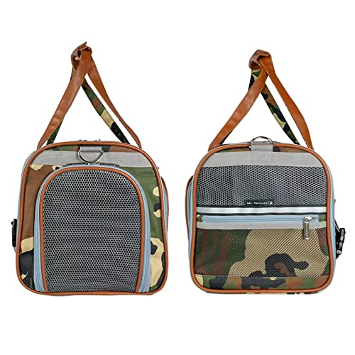 Mr. Peanut's Gold Series Standard Size Expandable Pet Carrier (Camo) - color: Camo