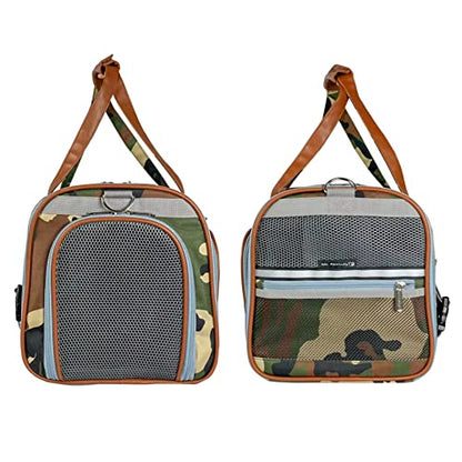 Mr. Peanut's Gold Series Standard Size Expandable Pet Carrier (Camo) - color: Camo