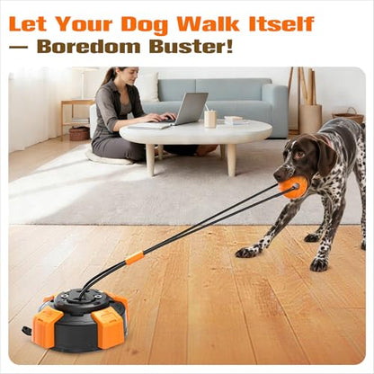 Interactive Dog Tug of War Toy with Suction Cup – Indestructible Puppy Teething Toys for Aggressive Chewers, Heavy Duty Self-Play Chew Toy for Boredom Relief, Dog Toys for Small Medium Large Breeds
