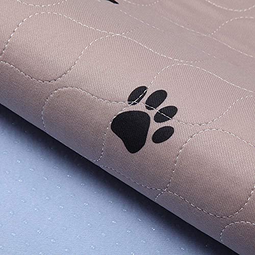 SincoPet Washable Dog Pee Pads with Puppy Grooming Gloves,Puppy Pads,Reusable Pet Training Pads,Large ,Waterproof Pet Pads for Dog Bed Mat,Super Absorbing Whelping Pads,36 Round Inch (Pack of 2) - size: 36 Round Inch (Pack of 2)