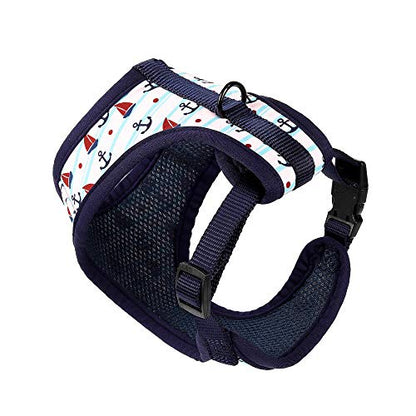 Mile High Life Step in Dog Harness for Small Dogs No Pull, Easy Get on Air Mesh Vest Harness, Adjustable Easy Closures Both Neck and Chest (White, XS Chest 11.4"-16.1") - color: Vest Harness White, size: XS Chest 11.4"-16.1"