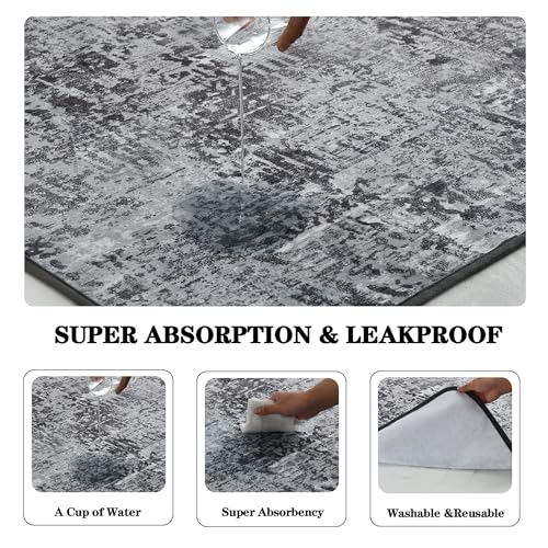 Qeils Washable Pee Pads for Dogs, 2 Pack Reusable Puppy Pads 18"x24" Super Absorbent Leakproof Dog Training Pads, Non-Slip Potty Pads for Crate, Floor, Couch, Whelping Pads Litter Mat Puppy Supplies - size: 18"*24"(Pack of 2)