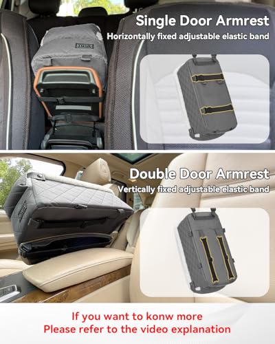 PETSFIT Center Console Dog Car Seat with Safe Protection Hooks, Pet Car Seat with Upgraded Safety Tethers, Washable Cushion, Console Dog Car Seats for Small Dogs Up to 8 Lbs (Grey) - color: Grey