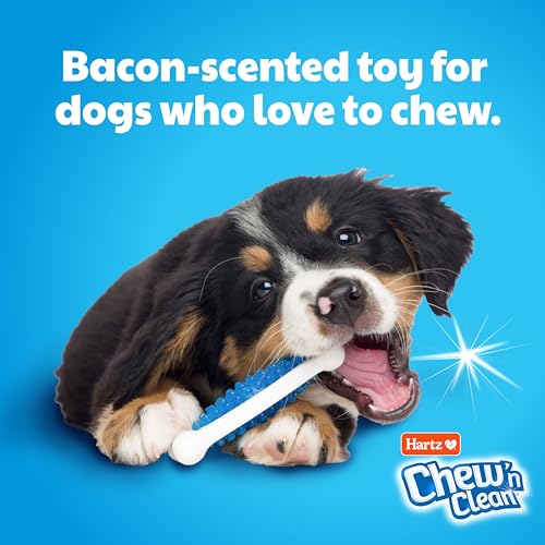 Hartz Chew 'n Clean Tuff Bone Tough Dog Chew Toy, Large 3 Pack - color: Varies, size: Large (Pack of 3)