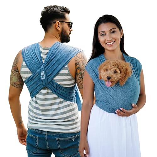 Pet K'tan Dog Sling Carrier: Hands Free Dog Carrier for Small & Medium Dogs - #1 Pet Travel Accessory & Gift - Bond with New Puppy- Safe & Durable - Hands Free - for Cats & Small Animals Anti-Anxiety - size: Medium