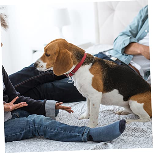 HANABASS Durable Pet Tag Clips with Matching Rings for Dog Collars and Cat Necklaces Lightweight Easy to Install Suitable for Pets
