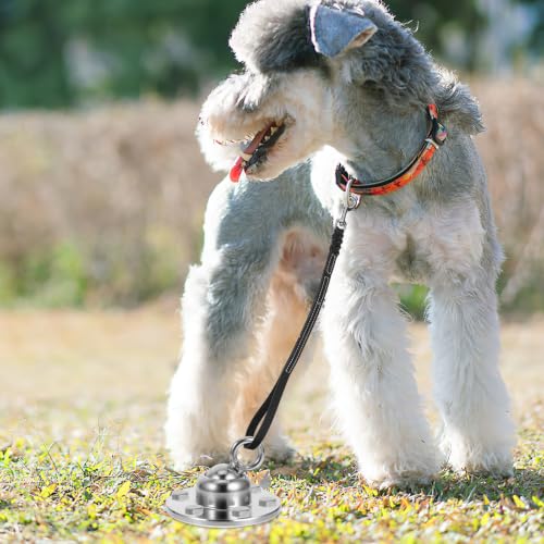 Gadpiparty Heavy Duty Dog Tie Stake with 360 Degree Rotation Portable Iron Ground Stake for Dogs and Other Objects for Yard and Garden Use