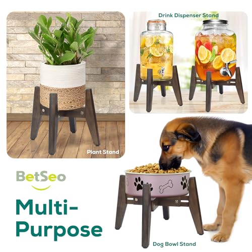 2Pack - Dog Bowl Stand for Water/Food - Adjust with Lock - Dog Water Fountain Holder, Elevates Pet Food and Water Feeder Bowls (Bowl not Included) (2 Pack - (Height 10.4in Width 8-11.5 in) - color: 2 Pack - (Height 10.4in Width 8-11.5 in)