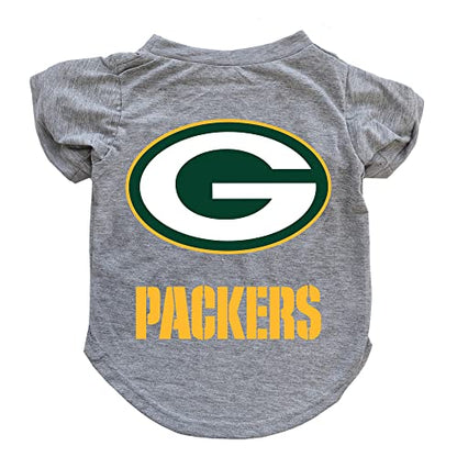 Littlearth NFL Green Bay Packers Pet T-Shirt, Team Color, Small - color: Green Bay Packers, size: Small