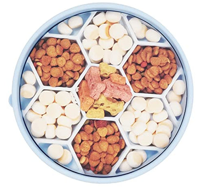 Mr. Peanut's Interactive Slow Feed Dog Bowl, Fun Healthy Bloat Stop Feeder (Small) - size: Small