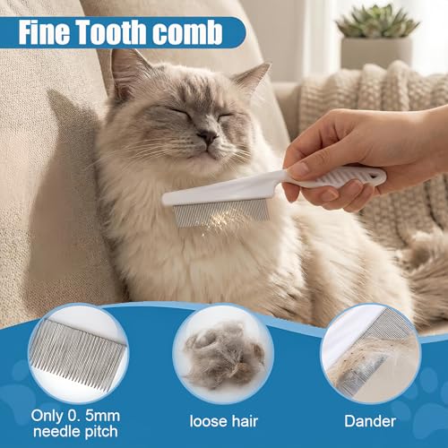 19PCS Dog Bath Kit & Dog Brush Kit for Dogs & Cats - Professional Pet Grooming Tools Set with Shedding Brush, Bath Scrubber, Dematting Comb & Storage Bag - Complete Dog Washing Essentials, Blue - color: 19PCS-Blue