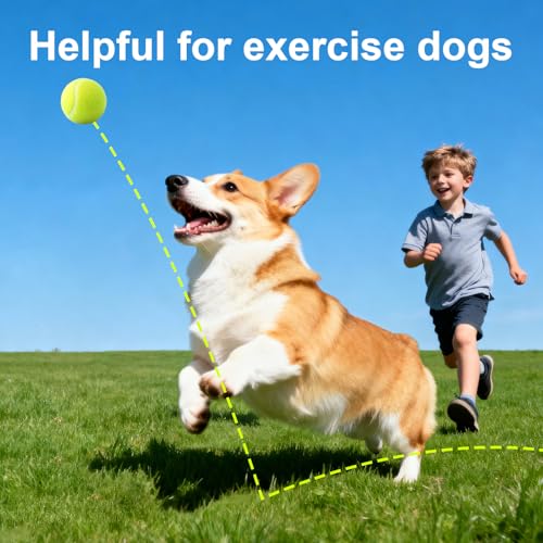 10 Pack of 2 Inch Mini Tennis Balls for Small Dogs, Fetch & Chew Toys, Compatible with 2" Automatic Ball Launchers for Interactive Play (Green 3)