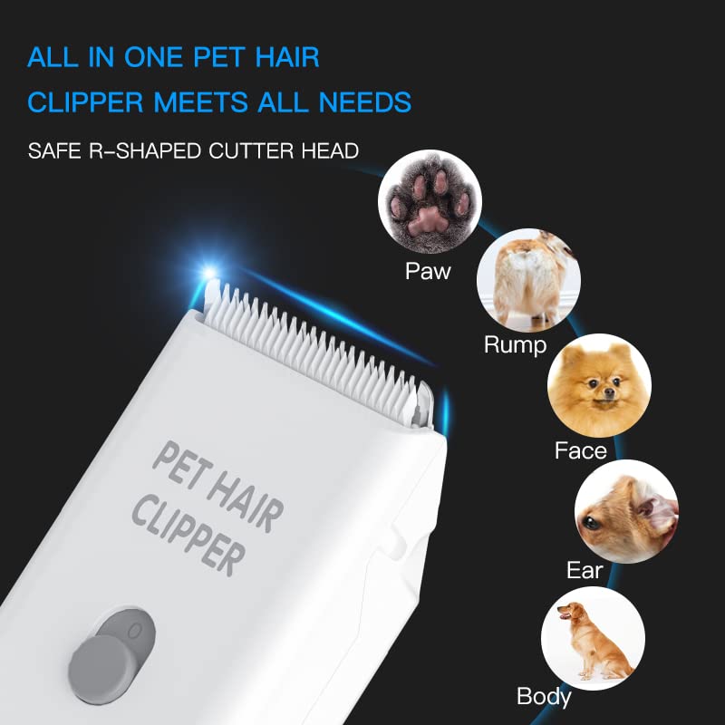 Blade Replacement & Charged Cable for Pet Hair Trimmers,1 Replacement Blade & 1 Replacement Cable for Dog Shavers - color: 1blade & 1cable