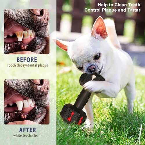 Dog Chew Toys for Aggressive Chewers,Food Grade Non-Toxic Dental Pet Toy,Tough Durable Indestructible Dog Toys for XSmall Dogs.Black（5IB-8IB） - color: Small 4.3IN Black