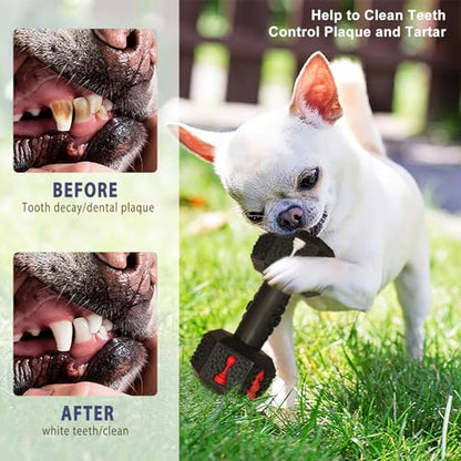 Dog Chew Toys for Aggressive Chewers,Food Grade Non-Toxic Dental Pet Toy,Tough Durable Indestructible Dog Toys for XSmall Dogs.Black（5IB-8IB） - color: Small 4.3IN Black