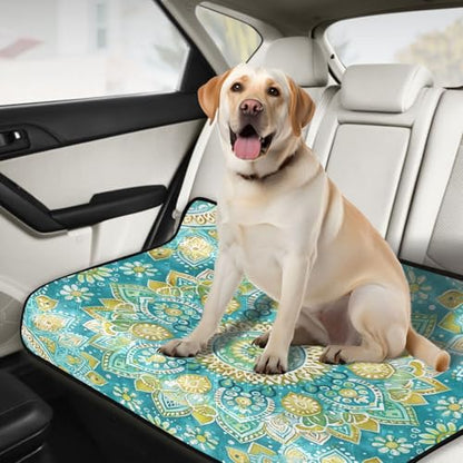 Qilmy Mandala Pet Mat, Waterproof Reusable Dog Training Pad Anti-Slip Pet Creat Pad for Small Medium Large Dogs and Cats - size: Smallx3