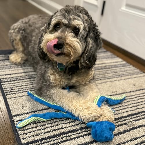 SPOT Skinneeez Extreme Stuffing Free Durable Squeaker Octopus Dog Toys, 16in, Pack of 3 Pcs