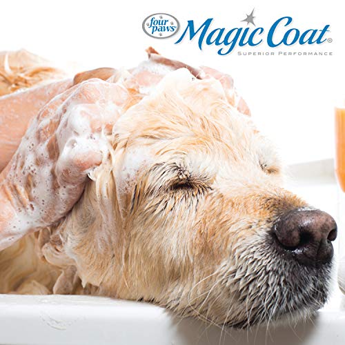Four Paws Magic Coat Dog Shampoos for Dogs, Dog Grooming Supplies, Dog Bathing Supplies, Made in USA - size: 16 Ounces (1 Count), style: Reduces Shedding Dog Shampoo