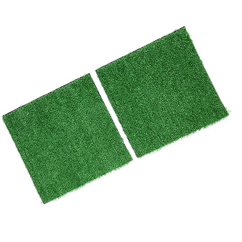 Fydun Fake Grass Pee, Dog Pad Artificial Breathable Soft Washable for Dogs Mat Puppy Trays Reusable Pet Potty Training Indoor Outdoor Ing and Easy to Clean L (S)
