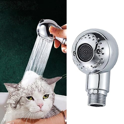 MANON ROSA Dog Shower Attachment - High-Pressure 2-Mode Handheld Sprayer with Universal Hose Interface for Small Medium Large Pets: Puppies Cats Kittens- Ideal for Bathing Massaging Grooming