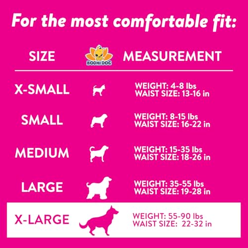 Bodhi Dog Disposable Female Dog Diapers - Super Absorbent Dog Diapers for Female Heat Cycle - Adjustable Fit Pee Wraps for Potty Training, Moisture Control & Wetness Indicator - Extra Large (20 Count) - size: X-Large (Pack of 20)