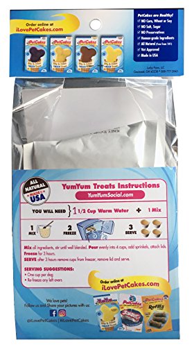 PetCakes Dog Frozen Treat - Hip & Joint Support - Puppies to Senior Homemade Dog Food