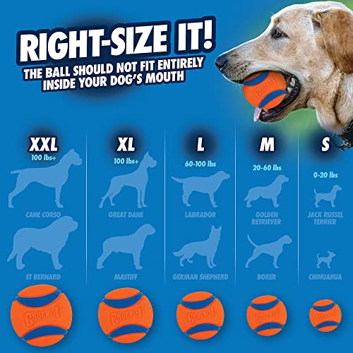 Chuckit! Ultra Ball Dog Toy, Balls for Dogs to Fetch, Durable Rubber, Small 2-inch, Pack of 2 - size: Small (2 Pack), style: Ultra