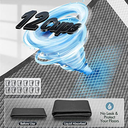 Gimars Upgrade Odor-Control Extra Large XXL Charcoal Pee Pads for Dogs - Thicken 9 Layers Ultra Absorbent Leak-Proof Puppy Training Pads Quick Dry - size: 28X34 Charcoa 50Count