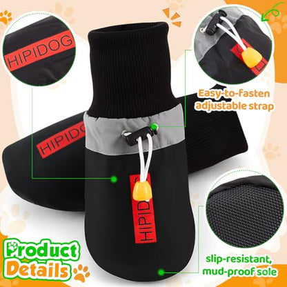 Dog Raincoat and Shoes for Weighing 10-22lbs, Spring Summer Waterproof Dogs Boots & Paw Protectors, Adjustable Pet Poncho with Leash Hole for Large Medium Small Dogs, Yellow(Single Side) - size: 10-22lbs, style: Single Side