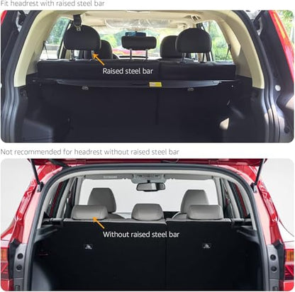 Amazon Basics Adjustable Dog Car Barrier for Vehicles, 59.72 x 5.20 x 16.46 in, Black