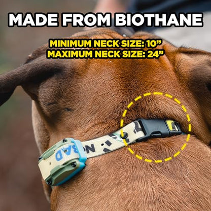 Dogtra Tom Davis Quick Release 3/4" Inch Strap with Buckle Waterproof Biothane for Remote Training E-Collar Easy Adjustable Comfortable for 280C 2.0 Receiver 28" - Beige - color: Quick Release Strap Only - Beige