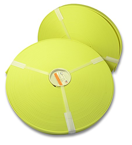 3/8" BETA Standard Matte BIOTHANE - Leather Embossed | BIOTHANE USA (25 Feet, Yellow 527) - color: Yellow 527, size: 25 Feet