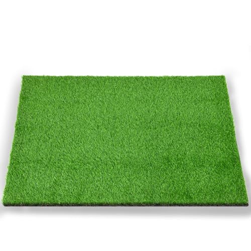 LOOBANI Dog Grass Pee Pads, Artificial Dog Grass Pads for Potty Tray, Fake Grass for Dogs to Pee On, Outdoor Indoor Pee Grass for Dog Potty (31*51 inch) - size: 31*51 inch