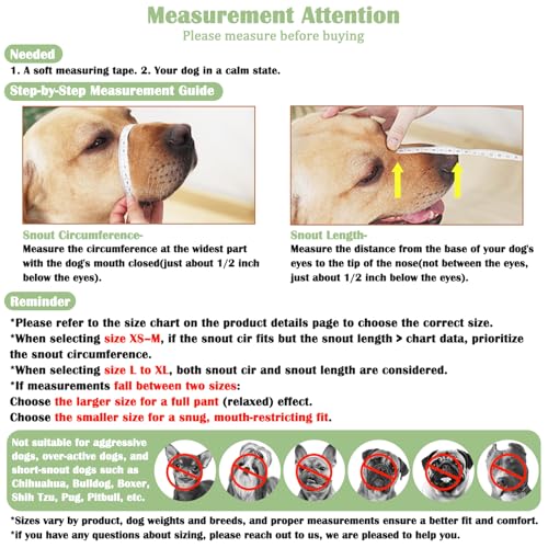 Mayerzon Dog Muzzle, Soft Mesh Muzzle for Small Medium Large Dogs Anti Bite Scavenging, Breathable Adjustable Mouth Guard for German Shepherd Labrador Golden Retriever in Grooming Walking Vet Visits - size: S [Snout Cir: 8.5"-9.5"]