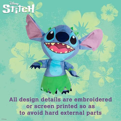 Disney for Pets Lilo and Stitch 18” Jumbo Plush Squeaker Dog Toy, Crinkle & Squeaky Pet Plushy, Cute Dog Toy Fans - color: Stitch Plush, size: 18 Inch