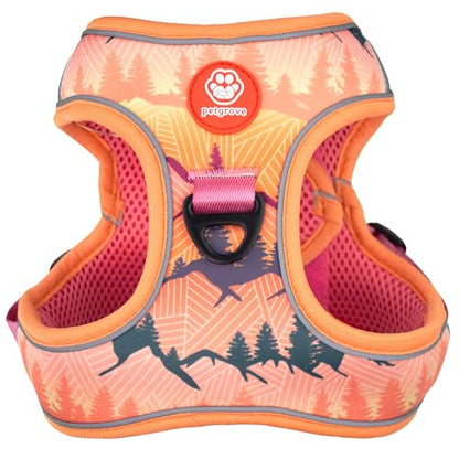 Step in Extra Small Dog Harness and Puppy Harness – No Pull No Choke Mesh Vest with Front & Back Clips for XS Small Breed Dogs (Sierra Mountains, XS) - color: Sierra Mountains, size: XS