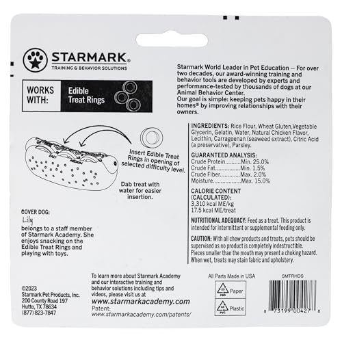 Starmark Treat Ringer Hot Dog Toy for Small Dogs - color: Brown, size: Small