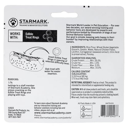 Starmark Treat Ringer Hot Dog Toy for Small Dogs - color: Brown, size: Small
