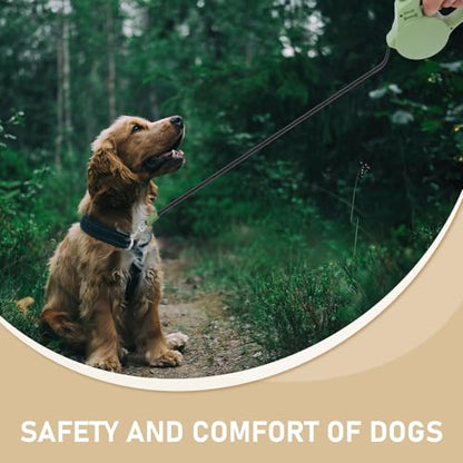 Retractable Dog Leash 3 Meter Automatic Expandable Nylon Tape Leash with Brake Lock for Small to Medium Dogs Outdoor Walking and Puppy