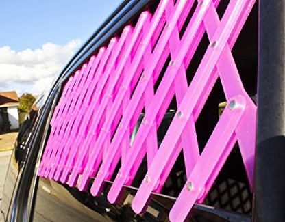 Zoie + Chloe Extra Large Car & Truck Window Pet Gate - color: Pink