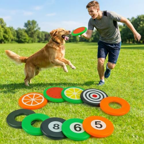 Dog Flying Disc Lightweight, Pets Dog Flying Disc, Floating Water Dog Toy, Dog Launchers Toy, The Best Gift for Your Lovely Pet