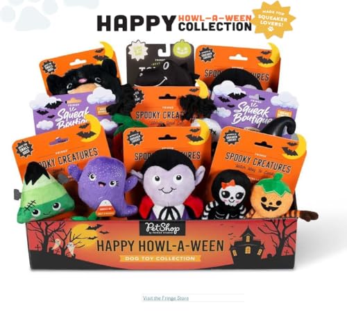 Fringe Studio Pet Toy, Boo YAH! Plush Dog Toy 3 PCS Set, PetShop Collection (662191) - color: Boo Yah!