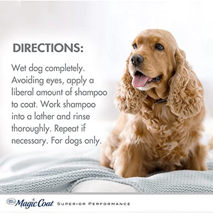 Four Paws Magic Coat Gentle Tearless Shampoo for Dogs with Moisturizing Lanolin for Itchy Dry Skin, Dog Grooming, Soft Breeze Scent, 16 Ounce - size: 16 Ounces (1 Count), style: Tearless Dog Shampoo