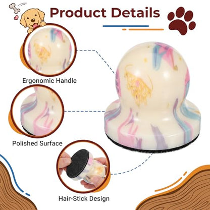 Dog Nail File with 6Pcs Replaceable Filing Disc, Dog Scratch Board for Safe and Easy Nail Care, Dogs Nails Scratch Board Ensures Smooth and Healthy Nails for Dogs and Cats