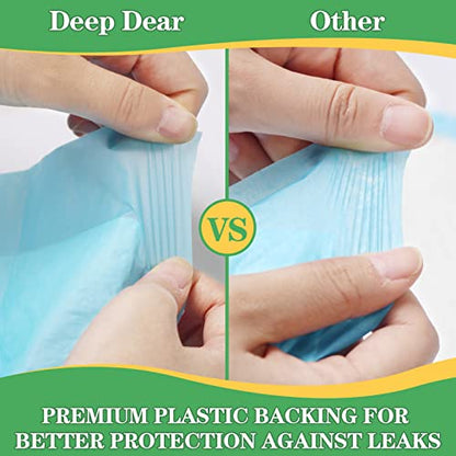 DEEP DEAR Dog Pads Extra Large 30"x36" [30-Count], XXL Puppy Pads for Potty Training, Leak-Proof Pee Pads for Dogs, Super Absorbent Puppy Pee Pads XL, Disposable Pet Pads for Puppies, Cats, Rabbits - size: Thickened XXL: 30"x36"-30 Ct